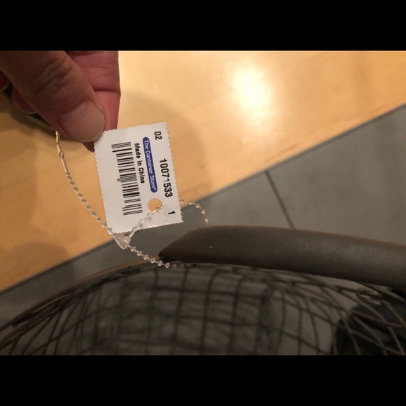 The Container Store Rustic Wire Basket- NEW - Picture 3 of 3